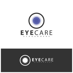 Fototapeta premium Eye Logo design vector template. Colorful media icon. Vision Logotype concept idea