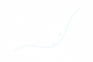 Light trail weaving through sparkling stars, generating magical luminescence against transparent backdrop, perfect for ethereal design embellishment