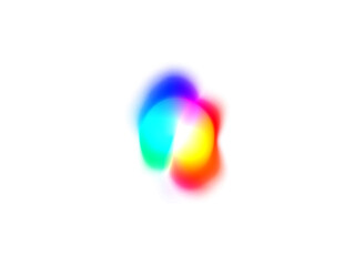 Vibrant abstract colorful glowing light smear background