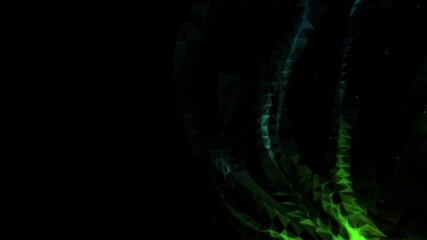 abstract green plexus motion background - Powered by Adobe