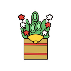 門松のイラスト