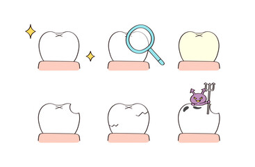 歯のイラストセット