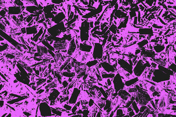 Obraz premium Pink and black seamless pattern. Background Abstract and textured illustration in pink and black. 
