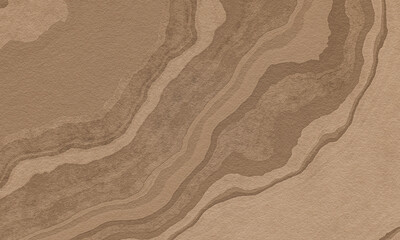 Abstract soil and rock background. Brown weathered layered rock