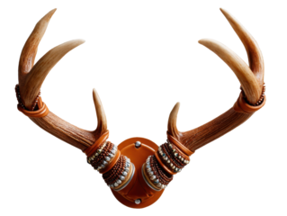 bull skull isolated on white