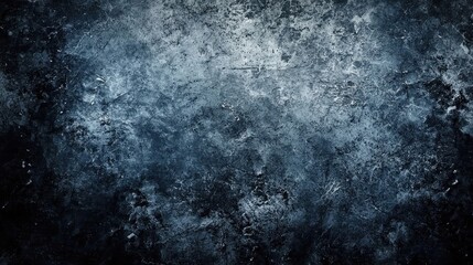 Naklejka premium Dramatic Dark Blue Textured Background with Abstract Grunge Pattern and Decorative Artistic Effects for Graphic Design Projects