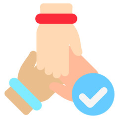 Collaborate Icon Mini Illustration Icon. Use For Modern Concept, Print, Ui, Ux Kit, Web And App Development. Vector Related To Office, Education, Examination And More