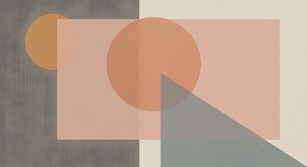 Geometric Shapes Abstract Composition