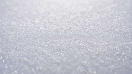 Snow covers wallpaper. Winter background. Snow fills the background. Snow layer. White snow...