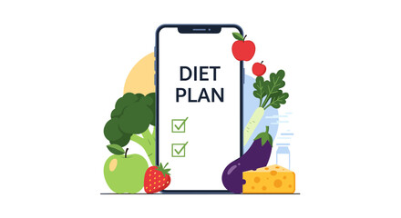 Achieve your health goals with a personalized diet plan available on your mobile phone now
