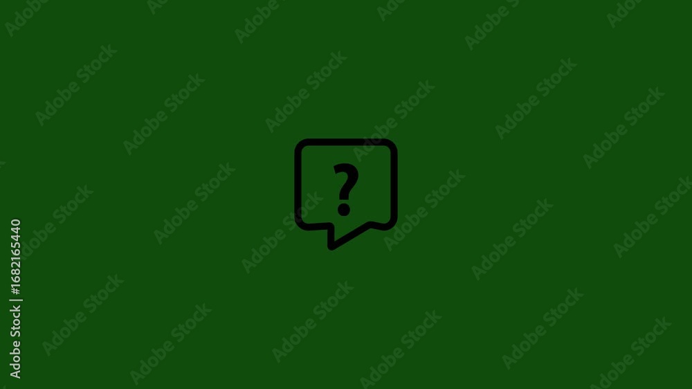 Aufkleber animated tick button white line icon. check mark. selecting, accepting. approval process. seamless l