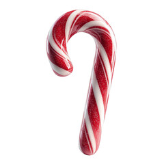 Sweet Holiday Candy Cane Delight isolated on black Background.