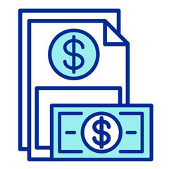 Budget  Icon Set Multiple Style Collection