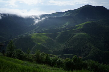 Fototapeta premium panorama of the mountains