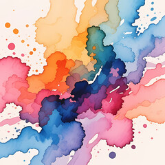 Obraz premium Abstract background with watercolor blend effect.