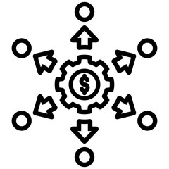 Asset Distribution Icon