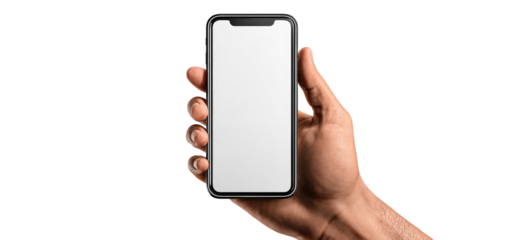 Hand holding a blank smartphone (5)
