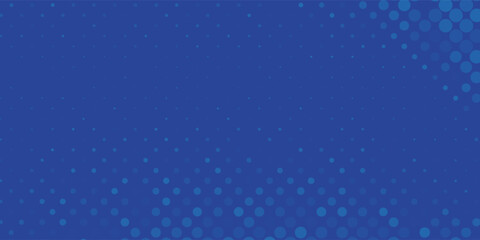 Grunge Halftone Dot Sport Background in Blue