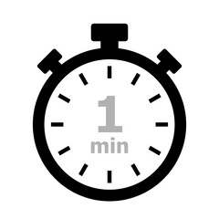 One Minute Stopwatch Illustration