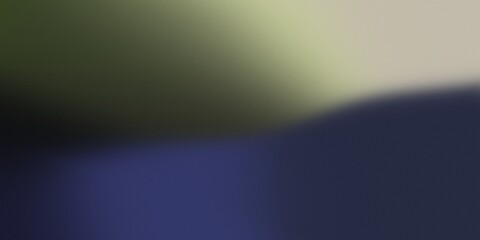 Obraz premium Abstract gradient background with soft light leaks, dark navy blue and olive green blurred texture, atmospheric cinematic overlay for creative design