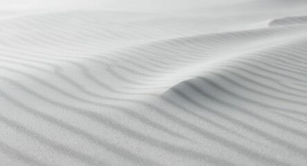 Obraz premium Abstract White Sand Dune Texture, Rippled Surface, Nature Background, Close Up, Minimalist Design, Graphic Resource