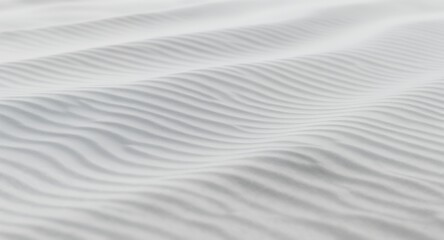 Obraz premium Abstract white fabric texture with flowing wave pattern.