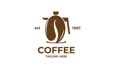 Minimalist coffee logo
