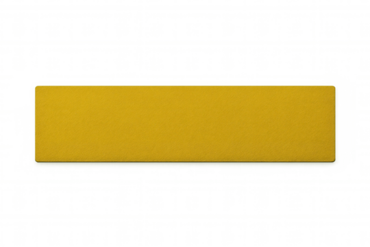 Close-up of a textured yellow rectangular label, providing ample copy space against a transparent background - Powered by Adobe