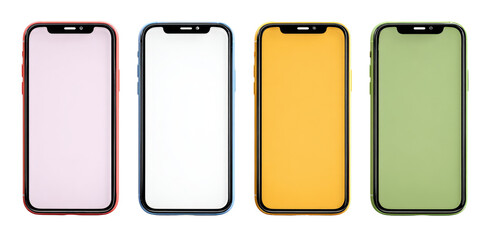 Four Smartphone Cases in Assorted Colors