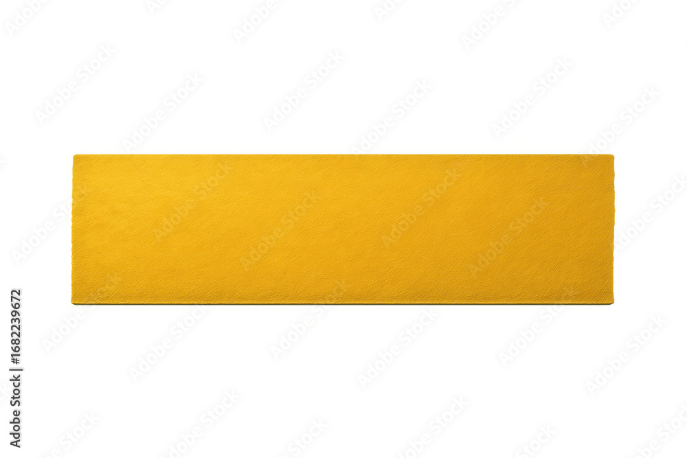 Poster golden rectangle label on a transparent background, perfect for adding a touch of elegance to variou