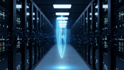 Securing Data: Digital Shield Protecting Server Room in Data Center
