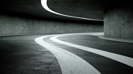 Underground Parking Garage Interior Design