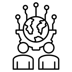 Digital Culture Icon Set Multiple Style Collection