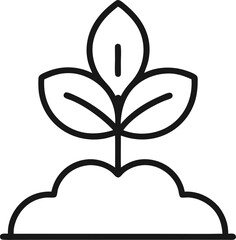 Planting Soil icon outline icon