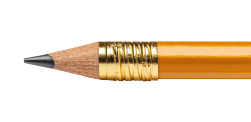 Close-up of a sharpened pencil's tip