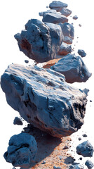 watercolor painting on the rock