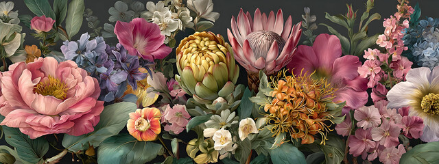 spring flowers in the garden