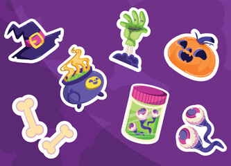 halloween sticker pack