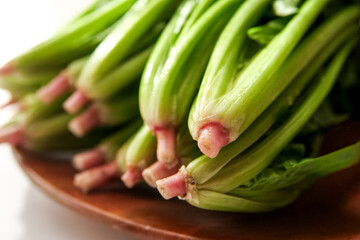 新鮮なほうれん草のクローズアップFresh Spinach Close-up