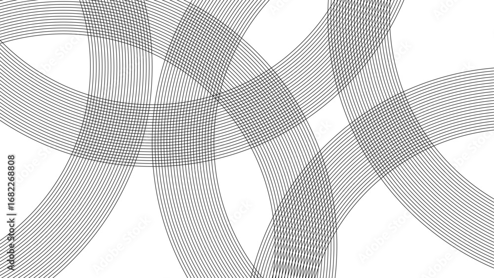 Aufkleber vector illustration of the gray pattern of lines abstract background. gradient gray line abstract pa