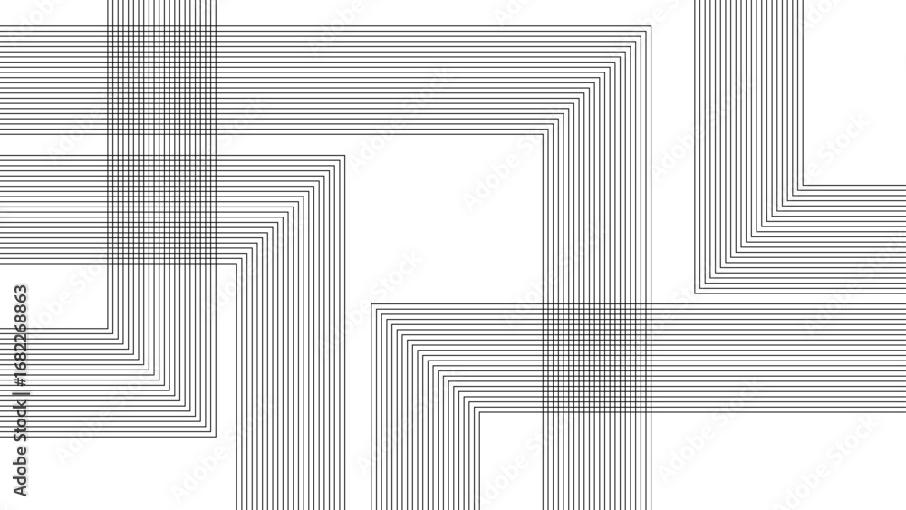 Aufkleber vector illustration of the gray pattern of lines abstract background. abstract background .for wallp