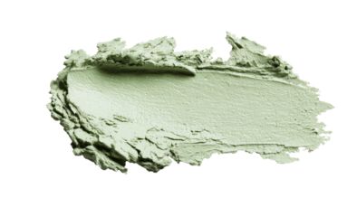 Light sage green cosmetic smudge