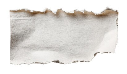A torn piece of off-white paper (5)
