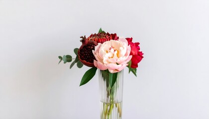 Fototapeta premium Bouquet Arrangement on Light Background