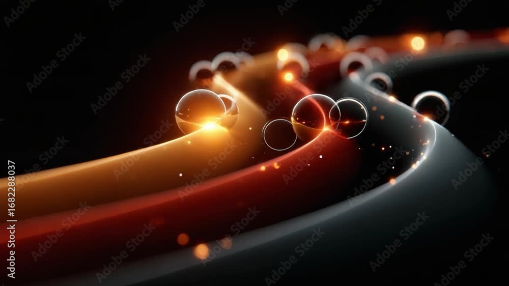 Aufkleber illuminating pathways: this image presents a striking visual exploration of connection and progress,
