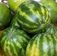 Fresh watermelon from Ecuador. A fruit tropical that evokes summer, wellness, and natural flavor. Perfect for culinary, healthy, and cultural content.