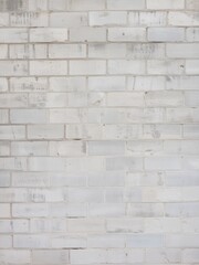 Naklejka premium Minimalist white brick wall background interior design photography studio setting close-up texture concept