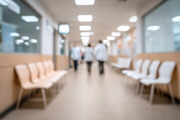 Blurred hospital hallway with people (1)