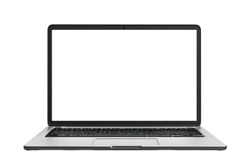 Modern laptop with blank screen (4)