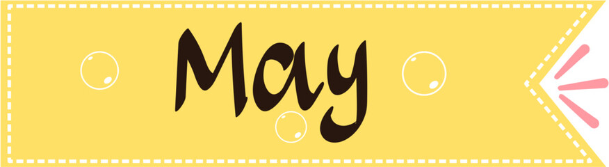 May Handwritten Lettering